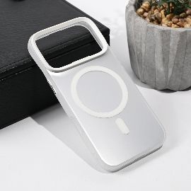 Slika Torbica Magsafe Clear za iPhone 17 Pro 6.3 srebrna