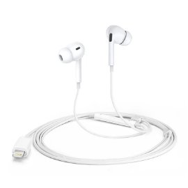 Slusalice sa adapterom za punjenje JH-015 za iPhone lightning bele HQ