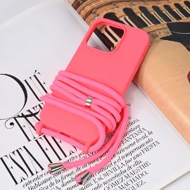 Torbica Crossbody za iPhone 16 Pro 6.3 pink