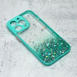 Slika Torbica Frame Glitter za iPhone 13 Pro 6.1 mint