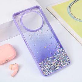 Slika Torbica Frame Glitter za Xiaomi Redmi A3 ljubicasta