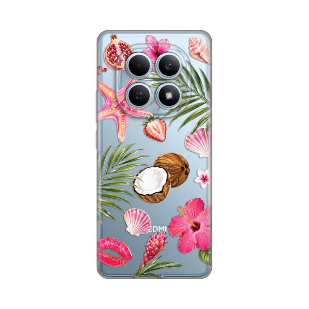 Torbica Silikonska Print za Xiaomi Redmi Note 15 4G/5G Coconut Paradise