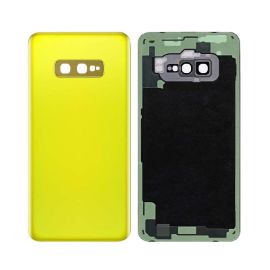 Slika Poklopac za Samsung G970/Galaxy S10e Canary yellow + staklo kamere (NO LOGO)