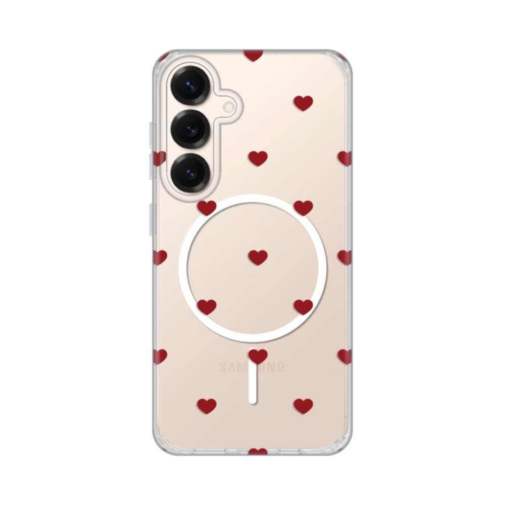 Torbica Print Magsafe za Samsung S931B Galaxy S25 Red Hearts