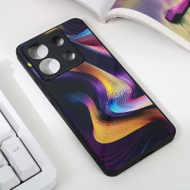 Slika Torbica Abstract za Xiaomi Redmi Note 13 Pro 5G tamno ljubicasta