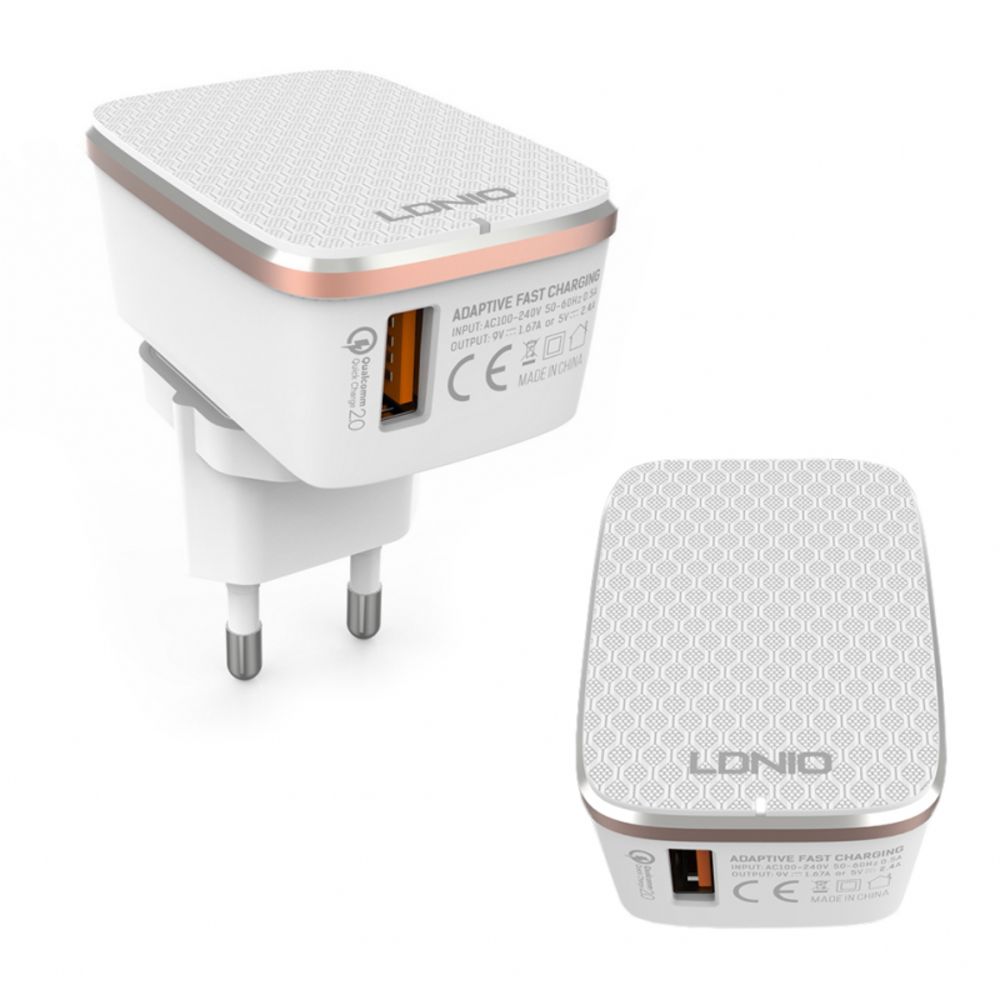 Kucni Punjac A1204q Quick Charge 3.0 Usb 5v 2.4a Type C 789 - slika 3